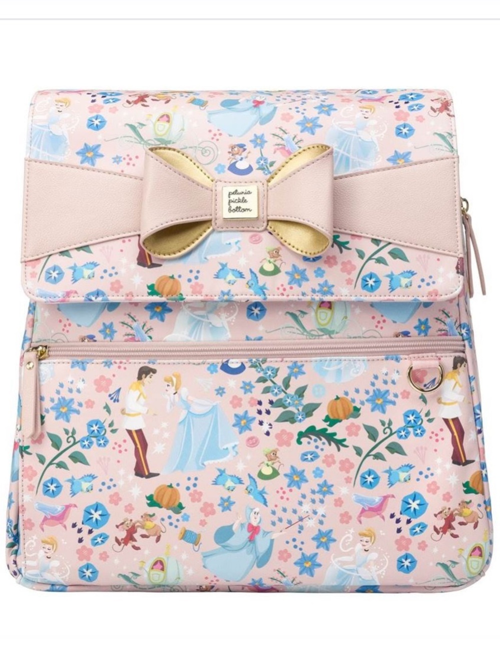 ❌SOLD❌Petunia Pickle Bottom Pink Floral Disney Princess Baby Bag - Picture 6 of 6